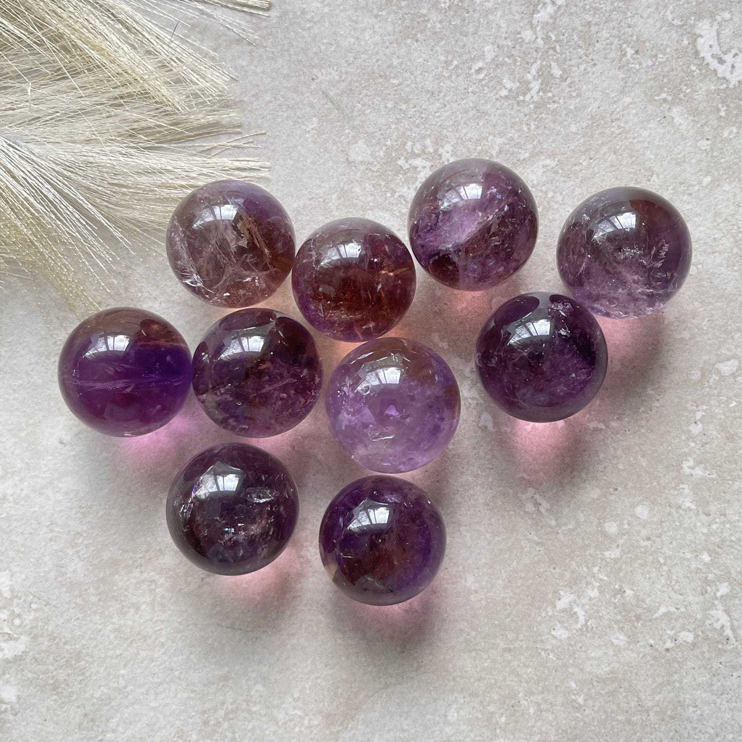 Ametrine Spheres