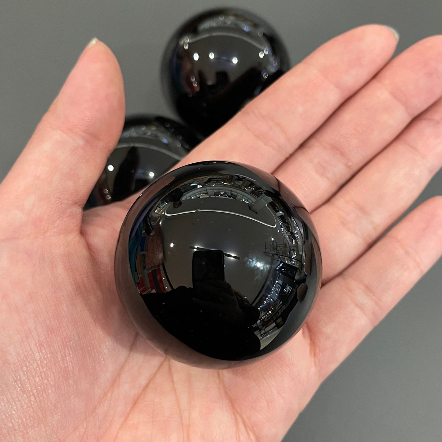 Black Obsidian Sphere