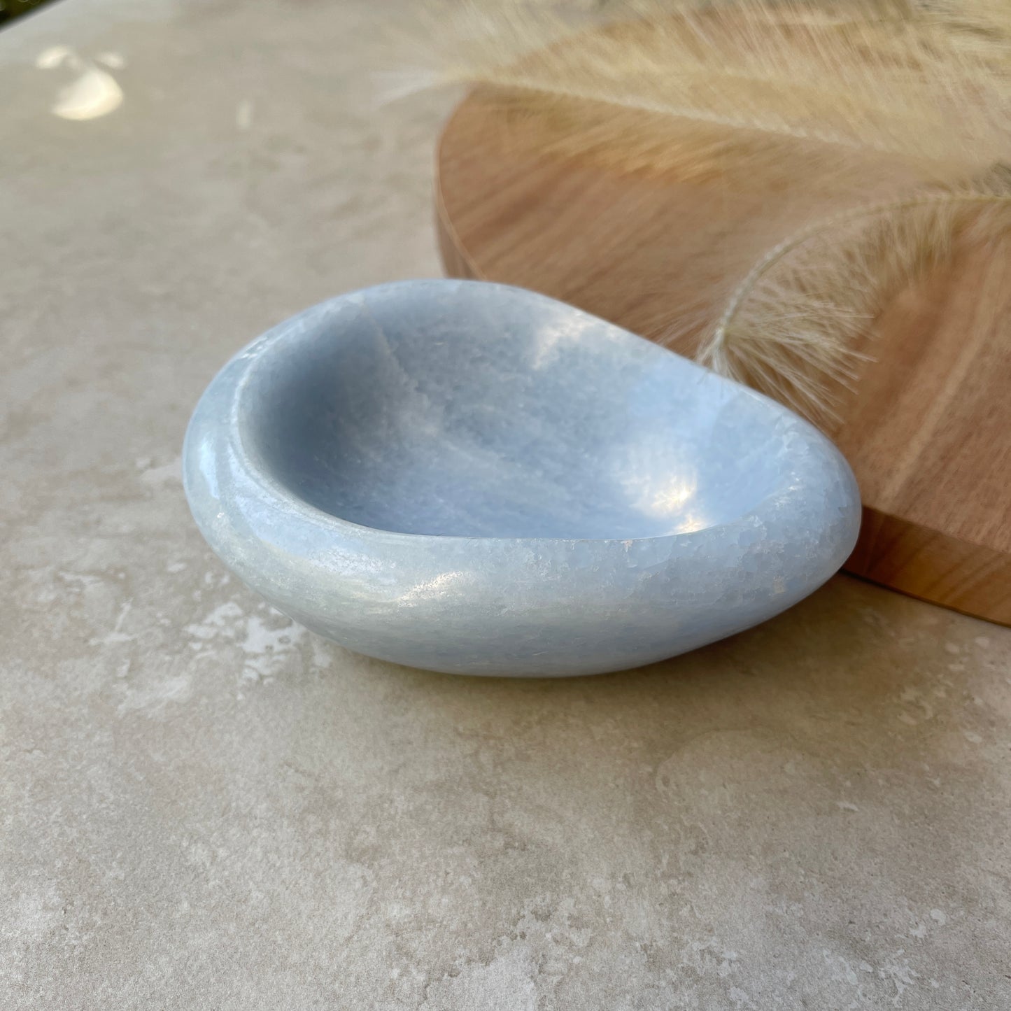 Blue Calcite Bowl
