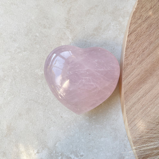 Rose Quartz Heart