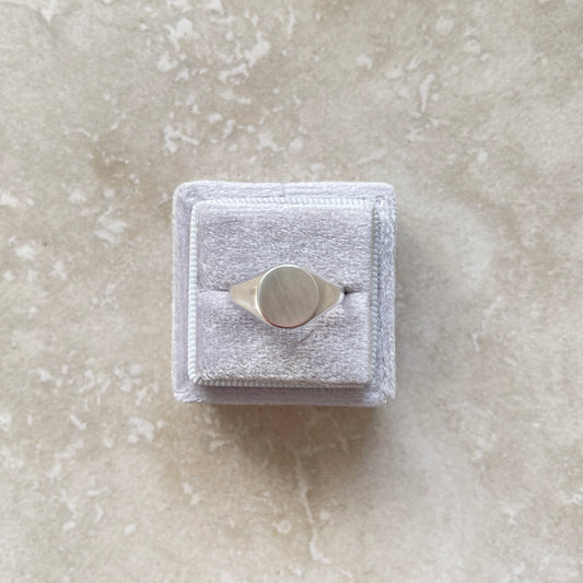 Round Signet Ring