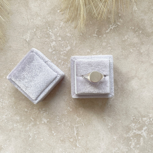 Round Signet Ring