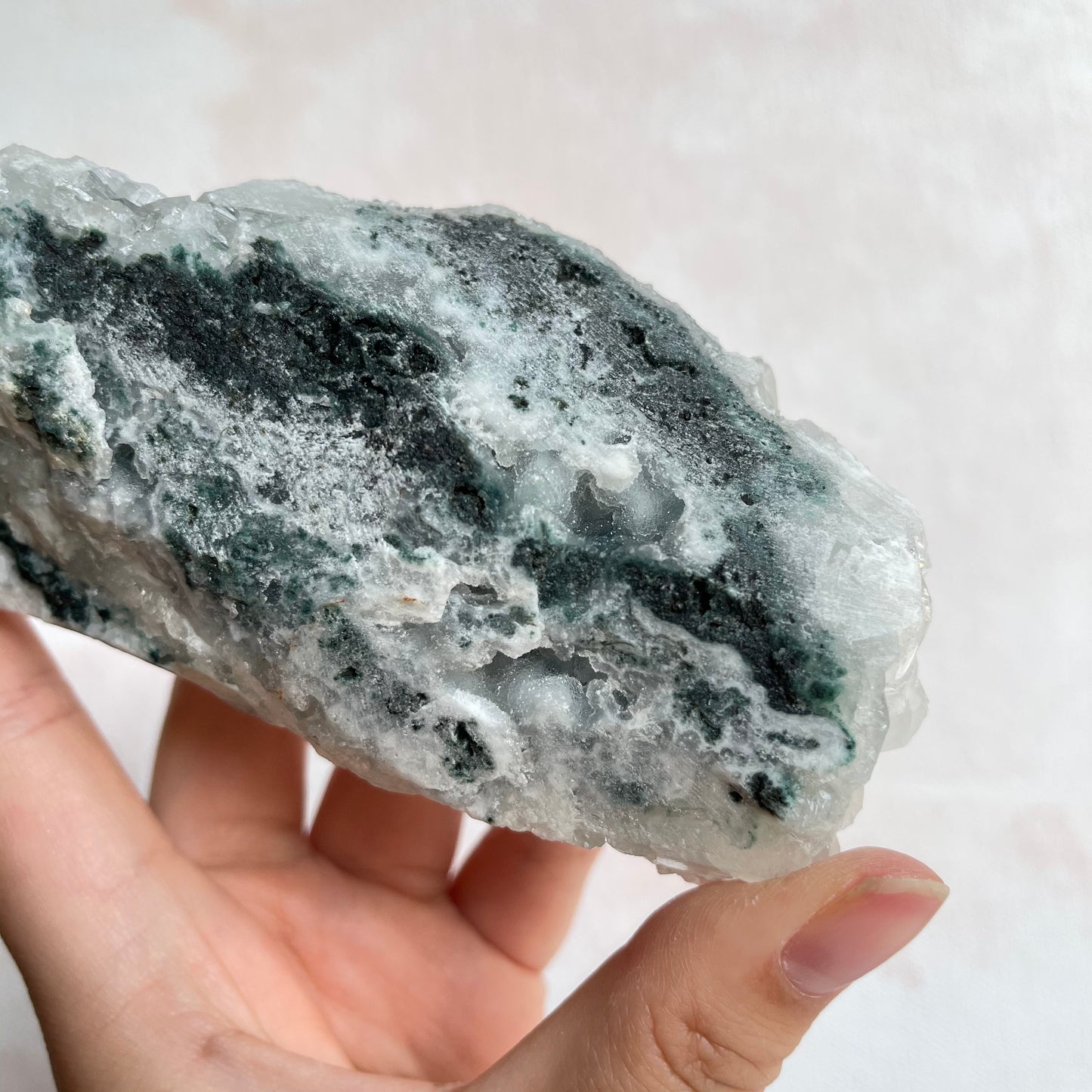 Apophyllite Cluster with Stilbite