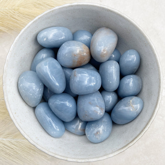 Angelite Tumbles