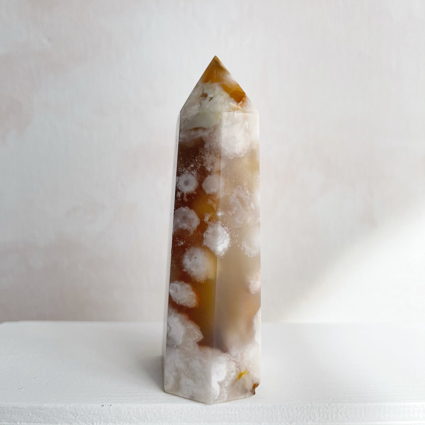 Cherry Blossom Agate Tower