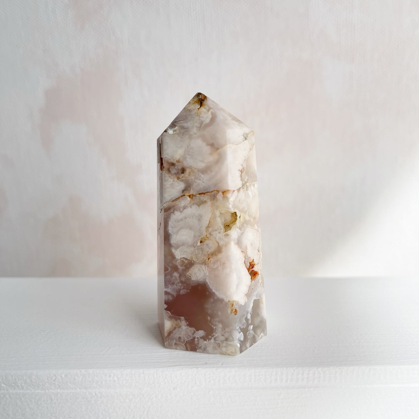 Cherry Blossom Agate Tower