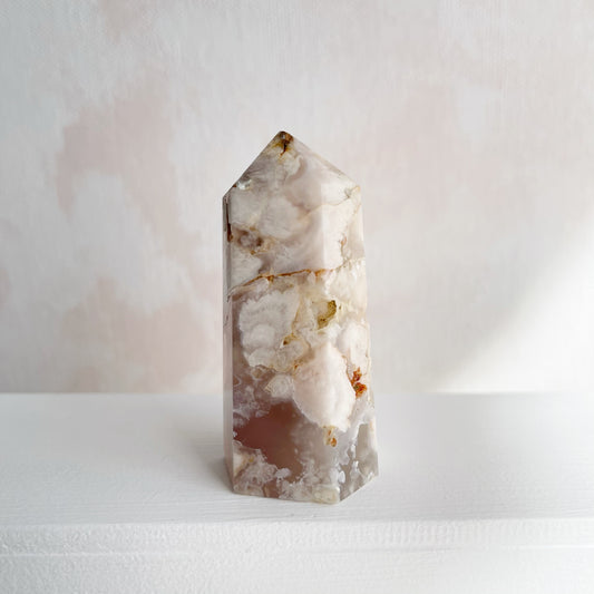 Cherry Blossom Agate Tower