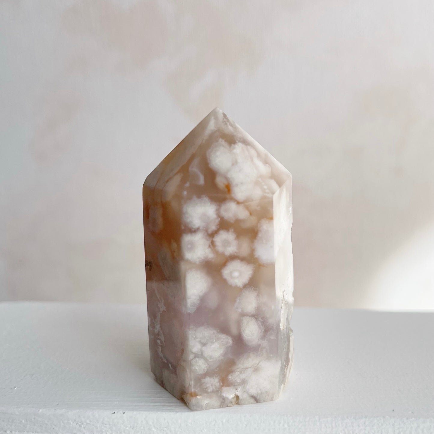 Cherry Blossom Agate Tower