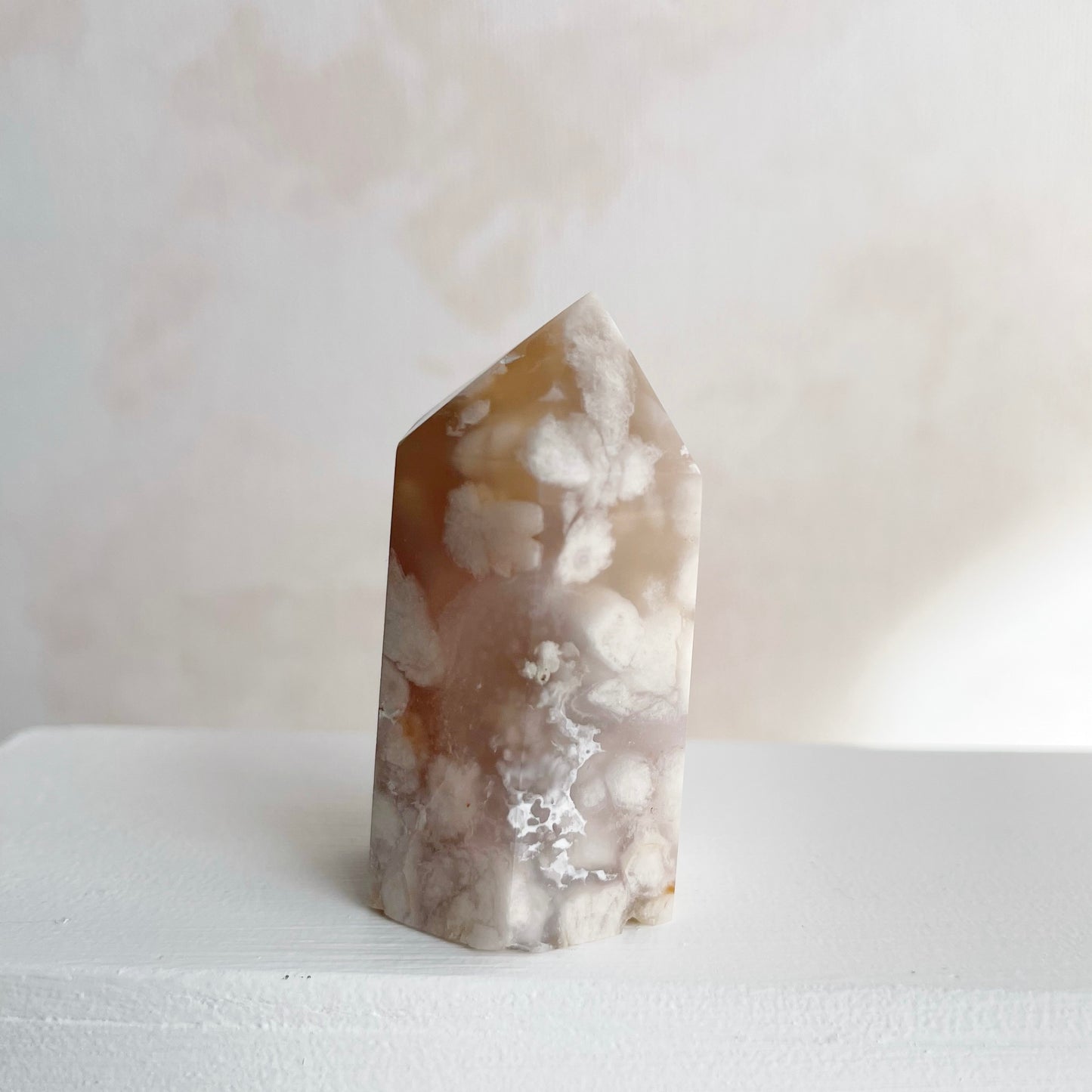 Cherry Blossom Agate Tower