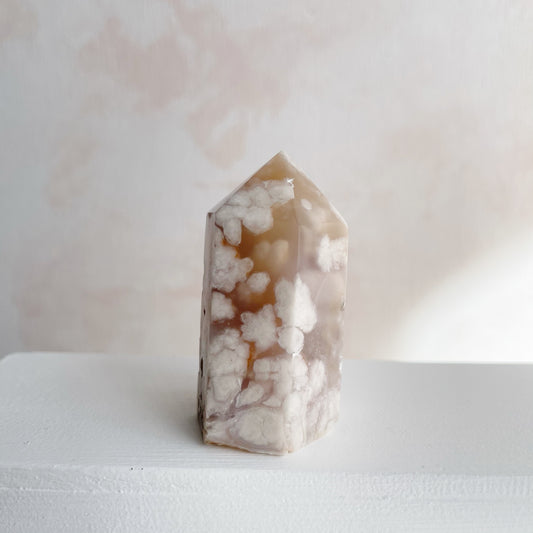 Cherry Blossom Agate Tower