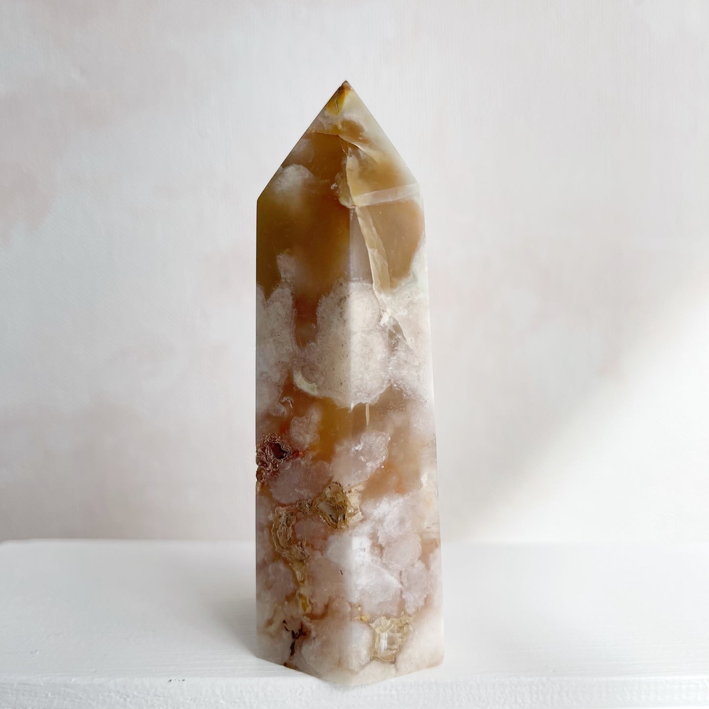Cherry Blossom Agate Tower