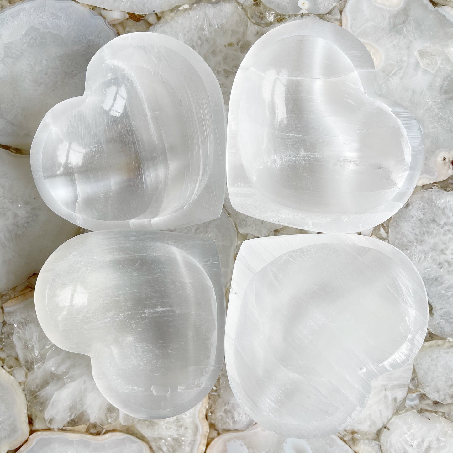 Selenite Heart Bowl