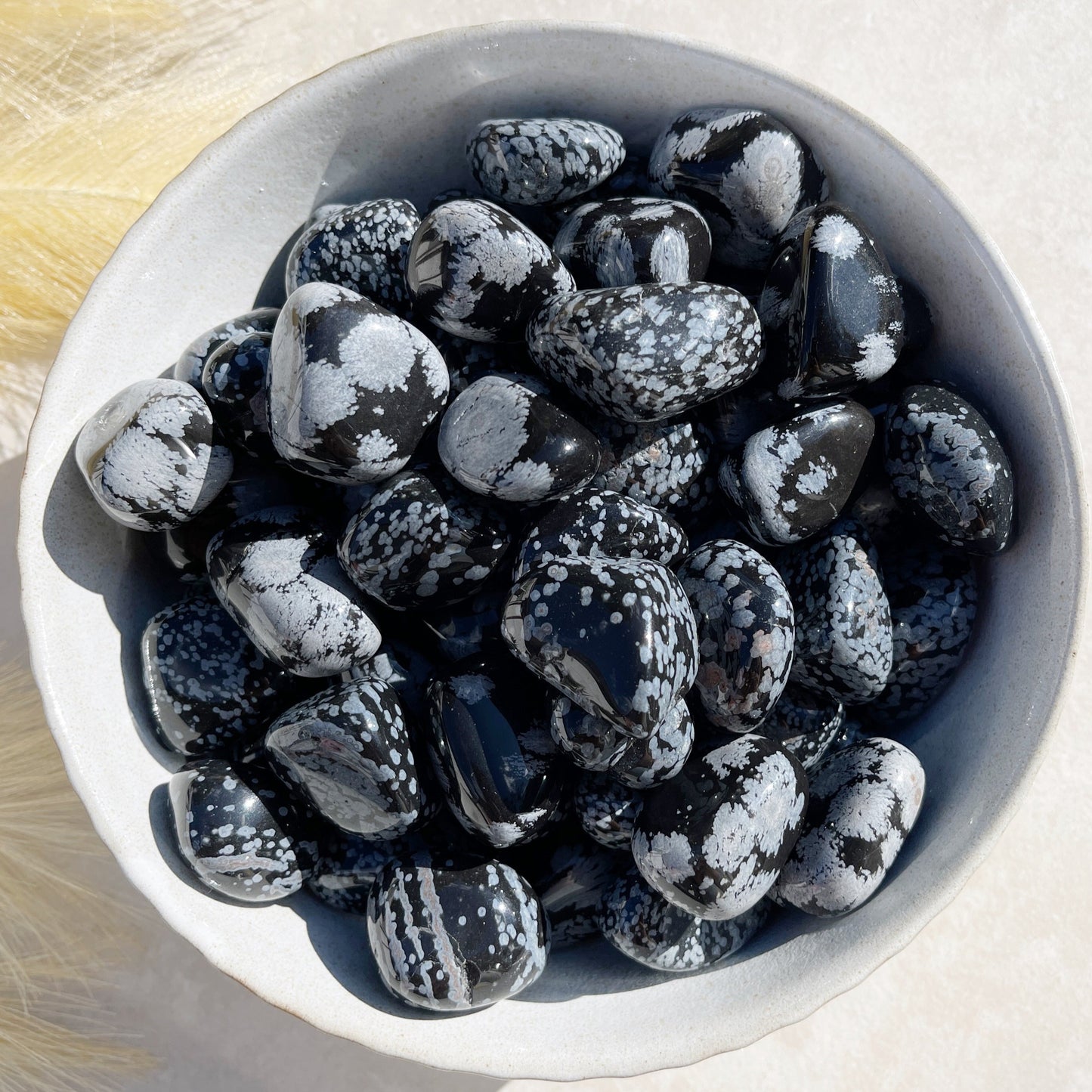 Snowflake Obsidian Tumbles