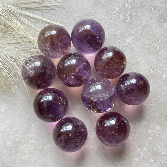 Ametrine Spheres