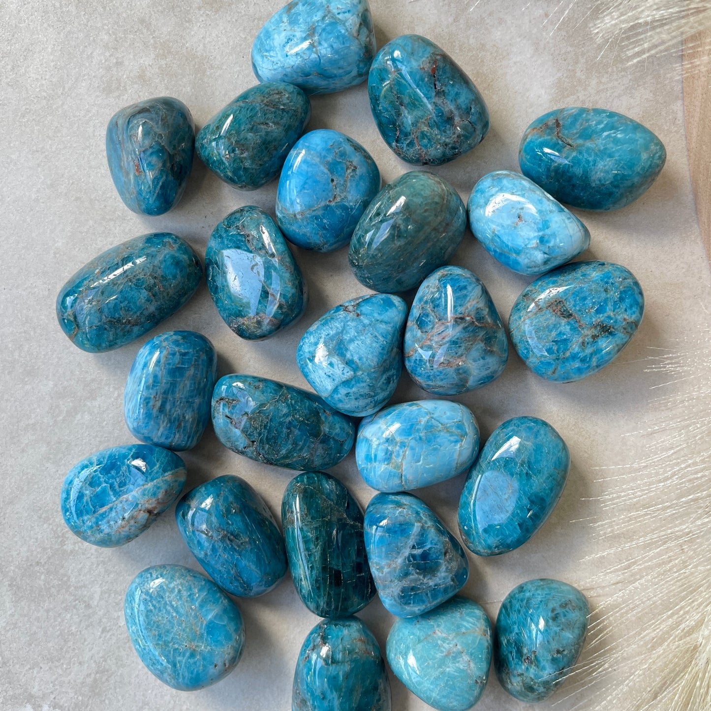 Apatite Blue Tumbles