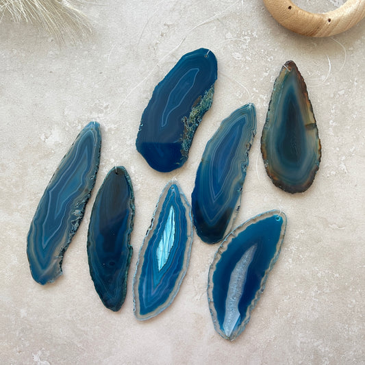 Agate Wind Chime | Blue