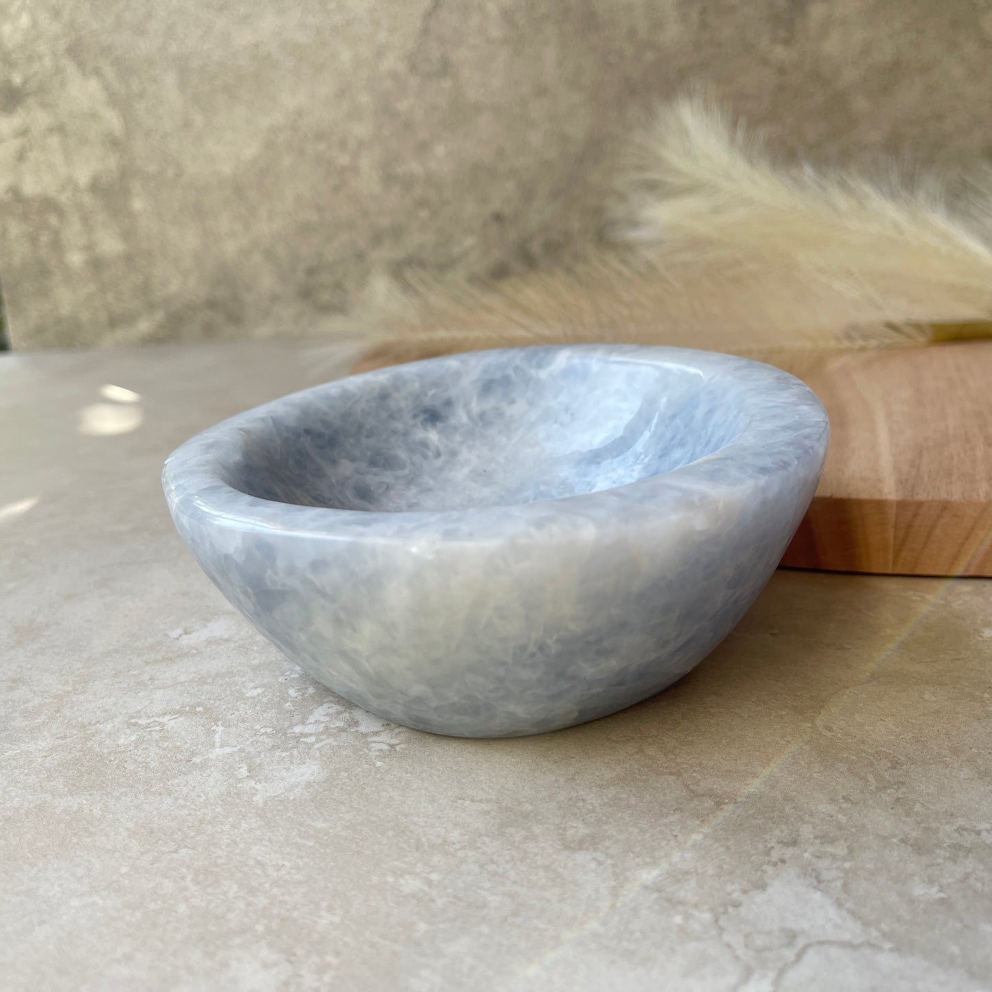 Blue Calcite Bowl