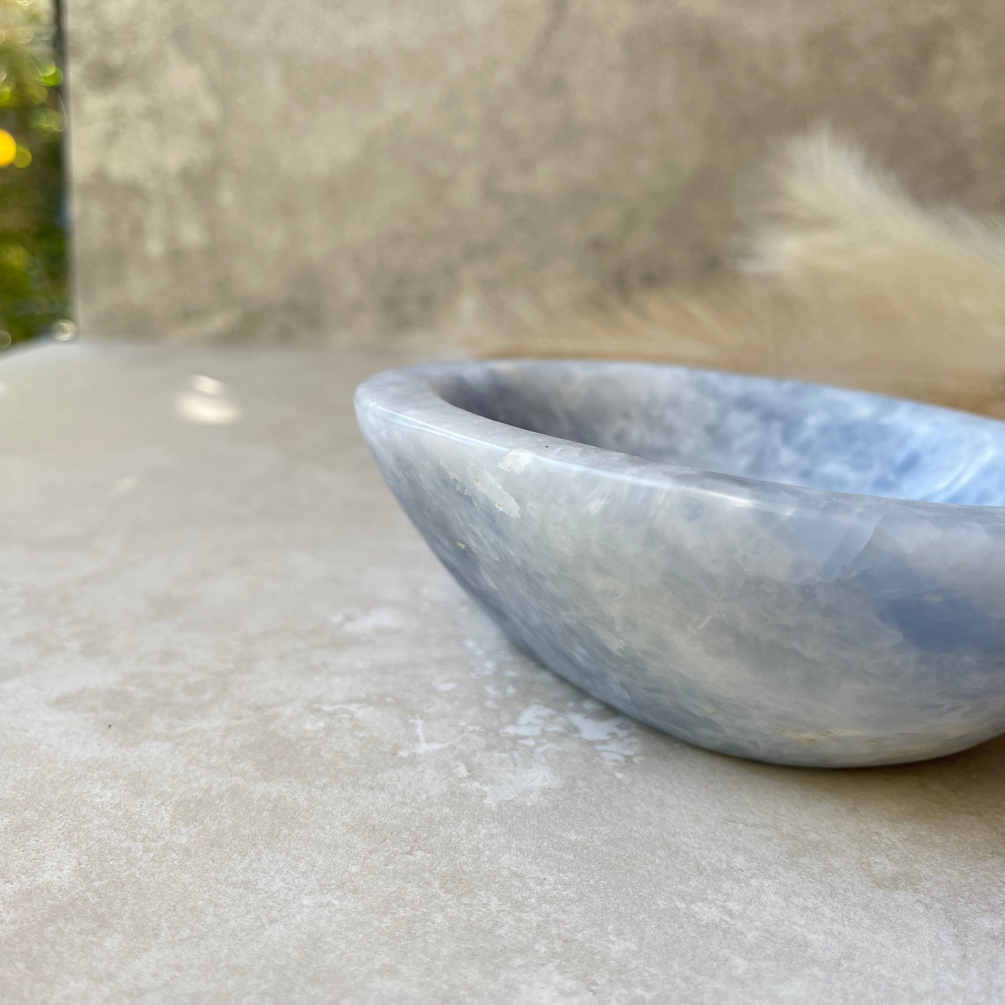 Blue Calcite Bowl