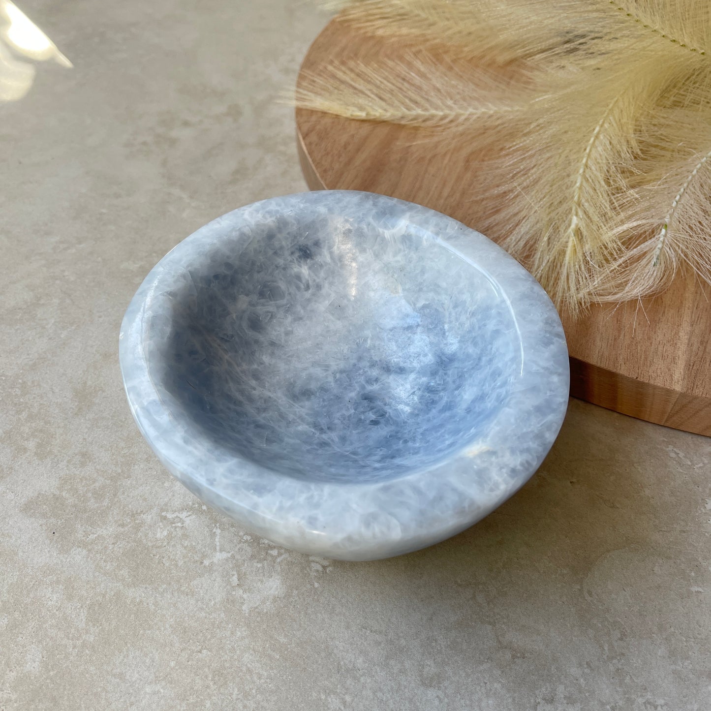 Blue Calcite Bowl