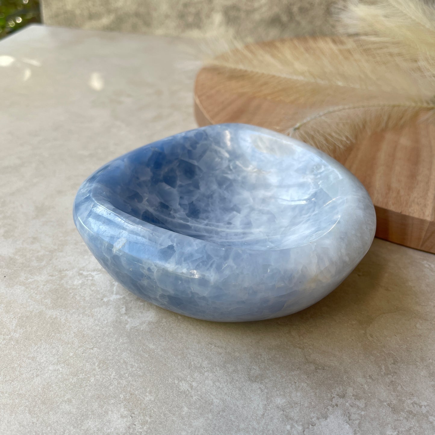 Blue Calcite Bowl