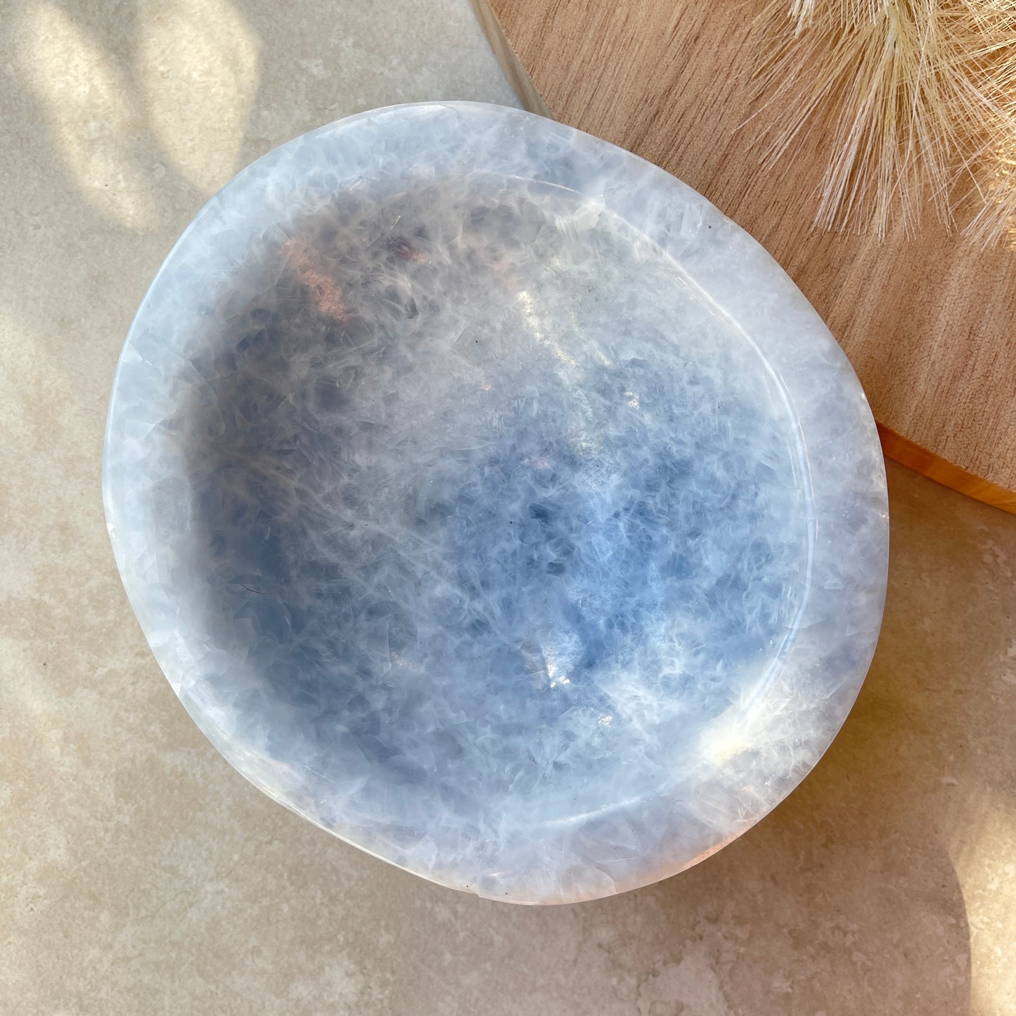 Blue Calcite Bowl