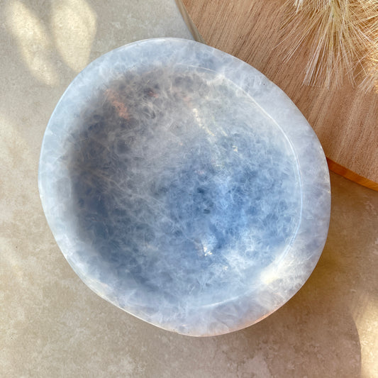 Blue Calcite Bowl