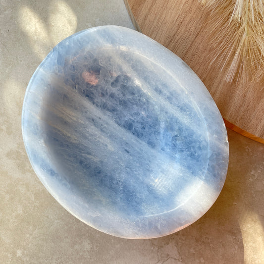 Blue Calcite Bowl