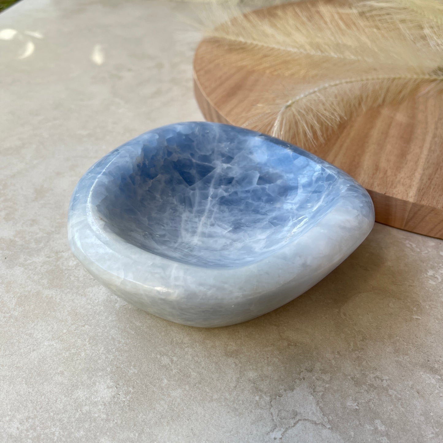 Blue Calcite Bowl