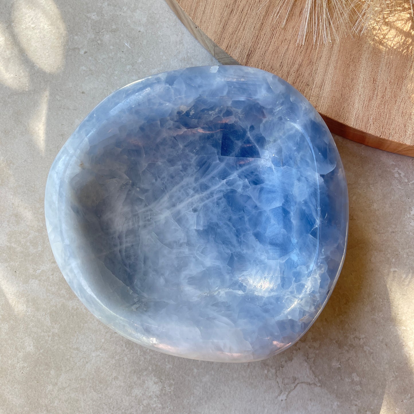 Blue Calcite Bowl