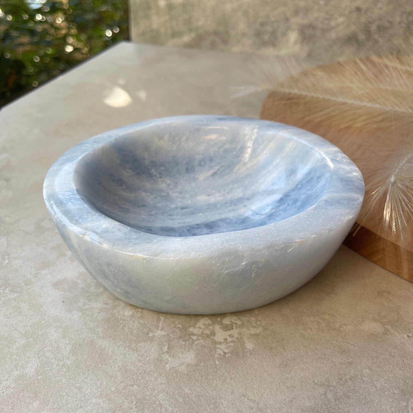 Blue Calcite Bowl