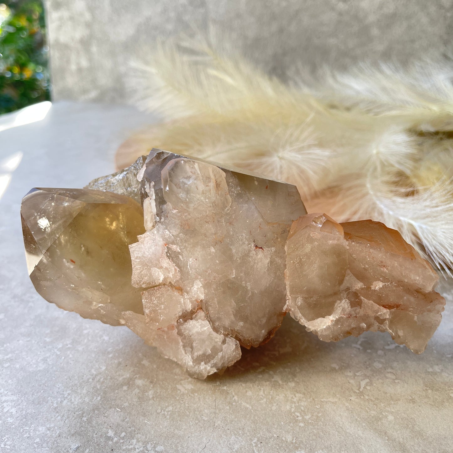 Citrine Cluster | Natural Colour No Heat Treatment