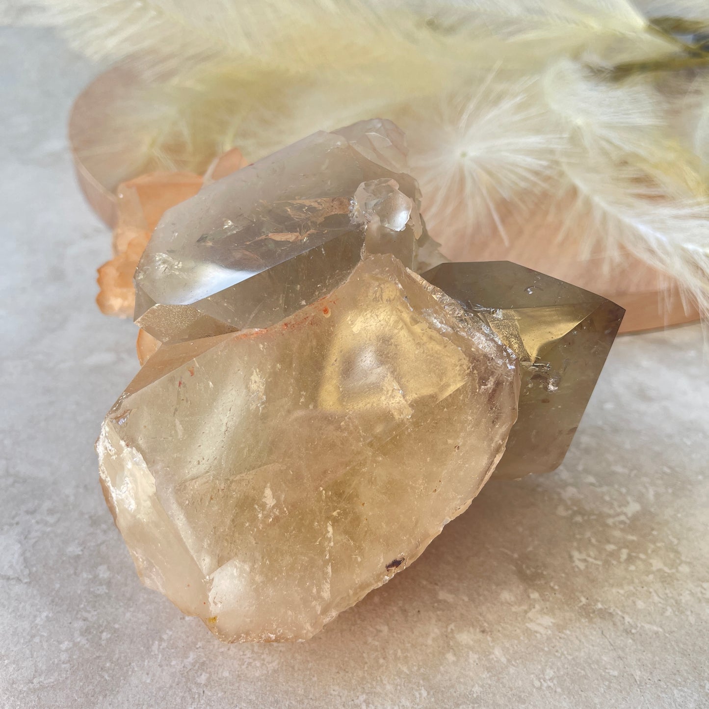 Citrine Cluster | Natural Colour No Heat Treatment