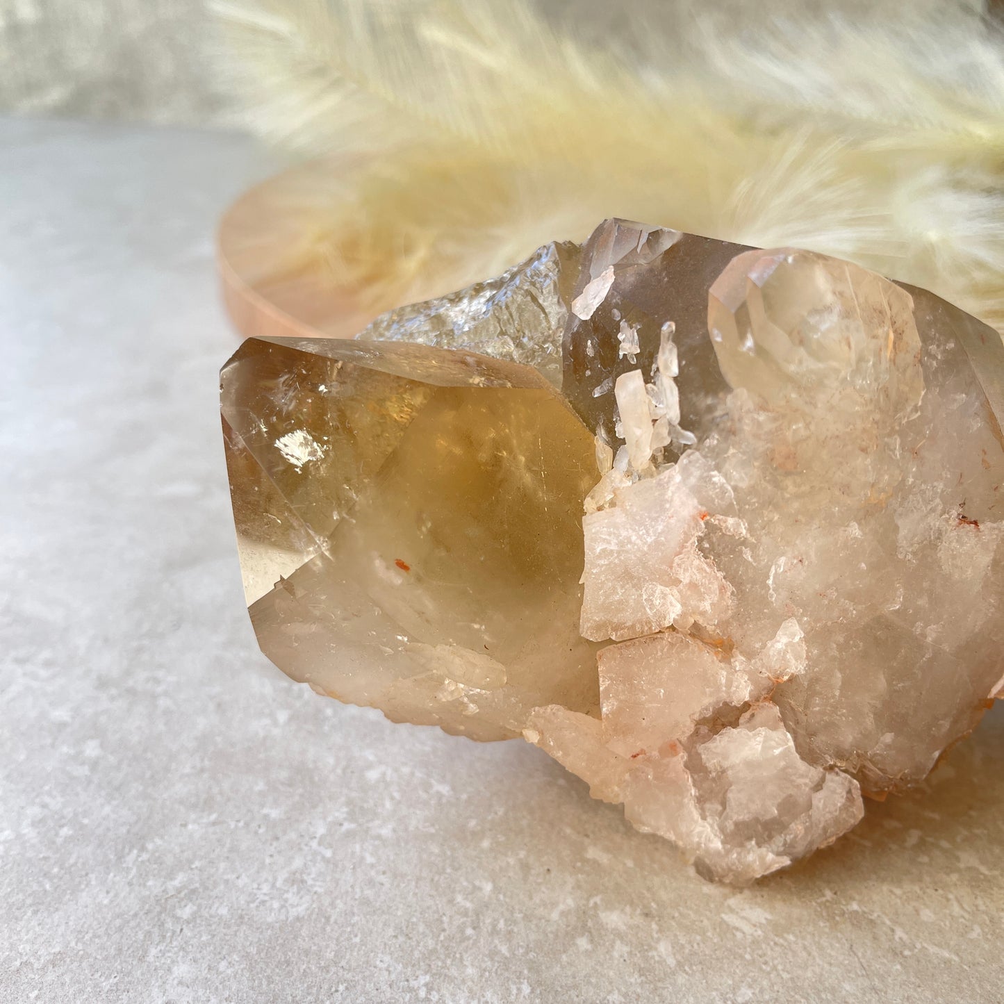 Citrine Cluster | Natural Colour No Heat Treatment