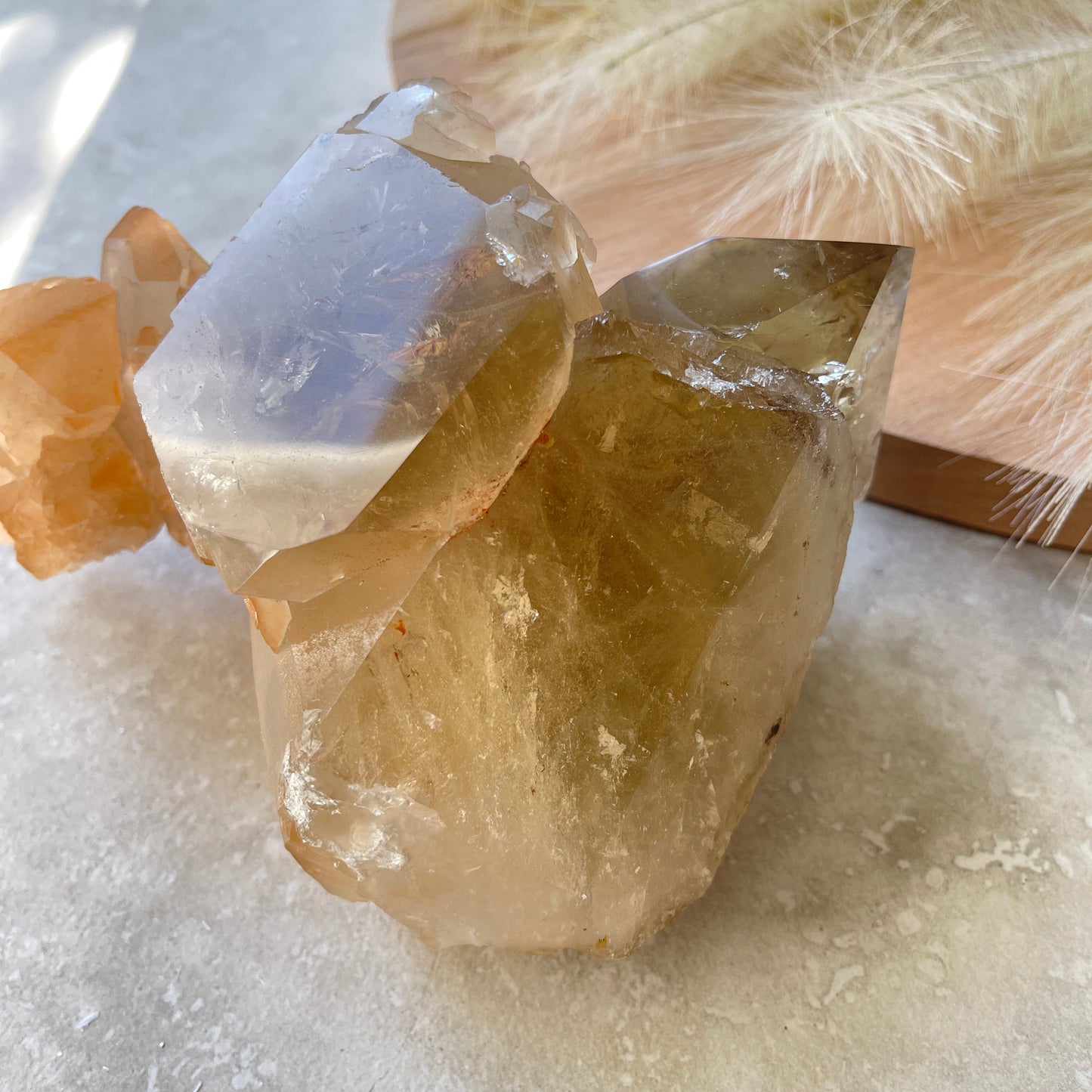 Citrine Cluster | Natural Colour No Heat Treatment