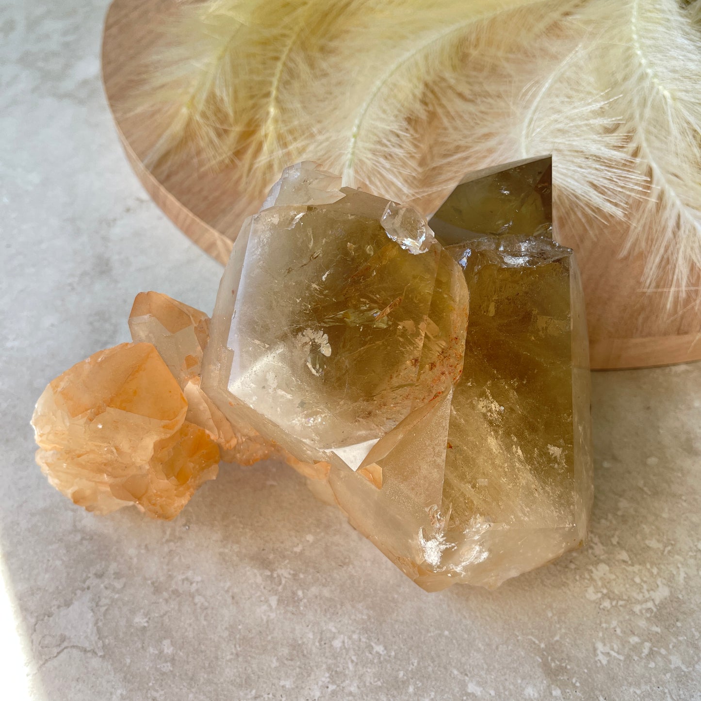 Citrine Cluster | Natural Colour No Heat Treatment