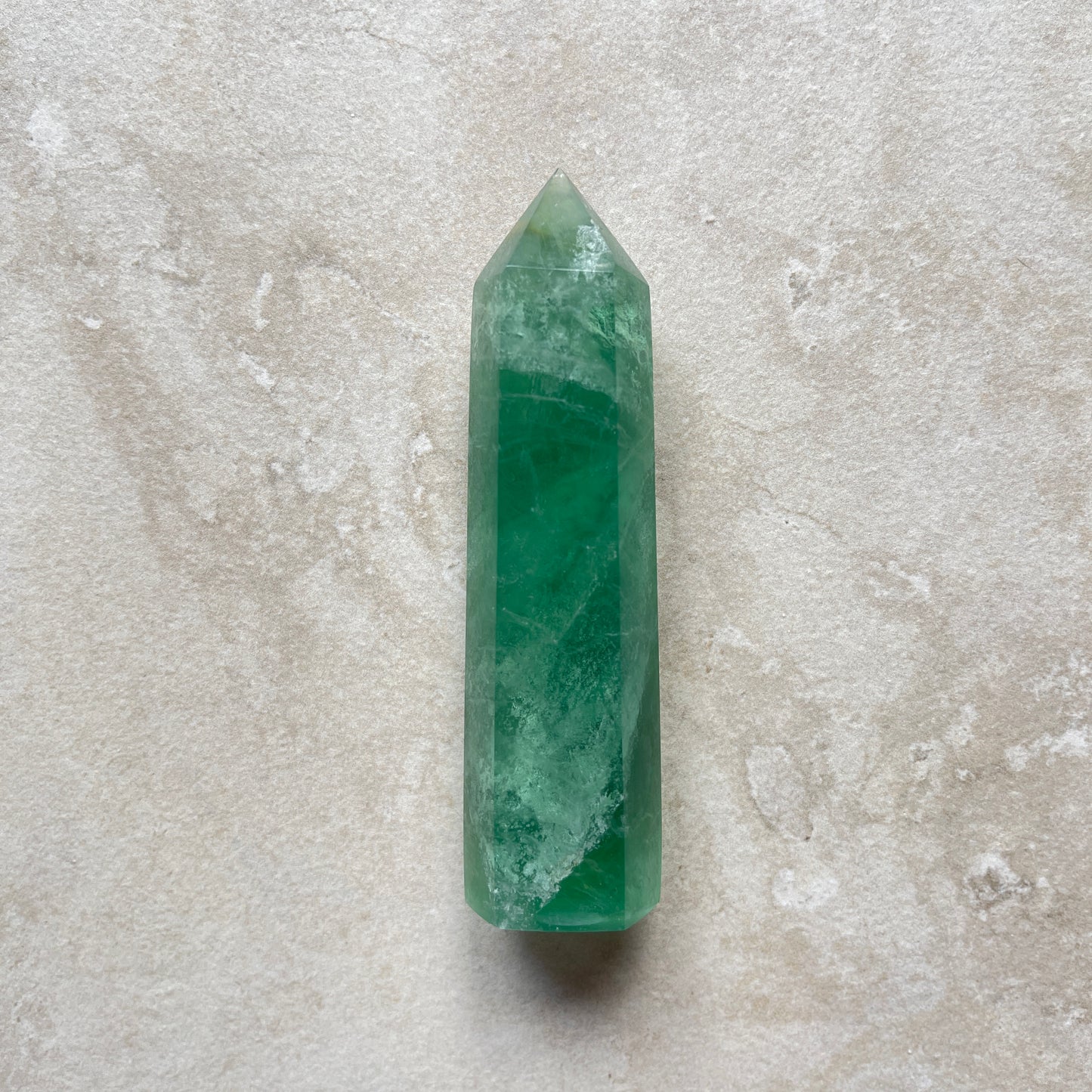 Green Fluorite Point