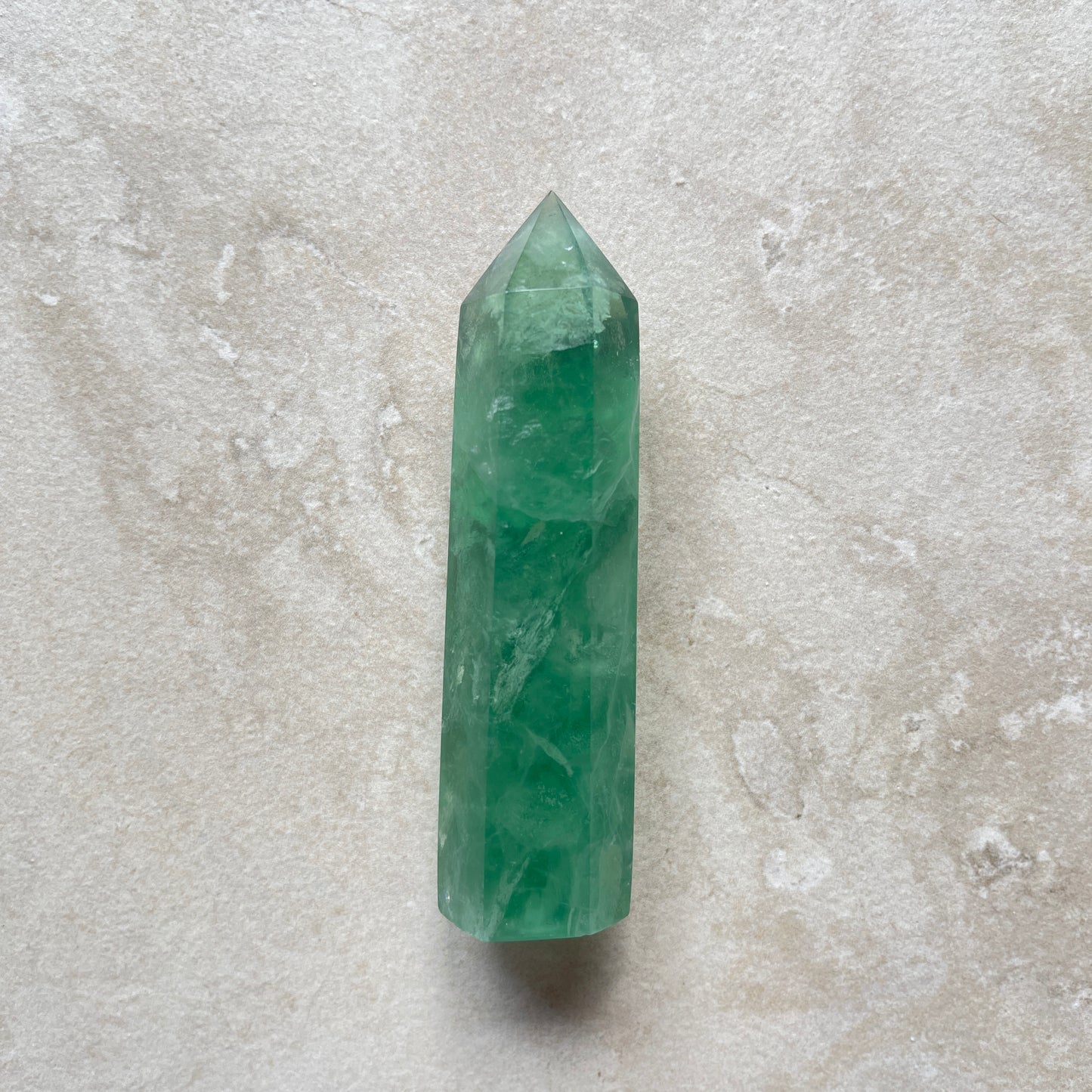 Green Fluorite Point