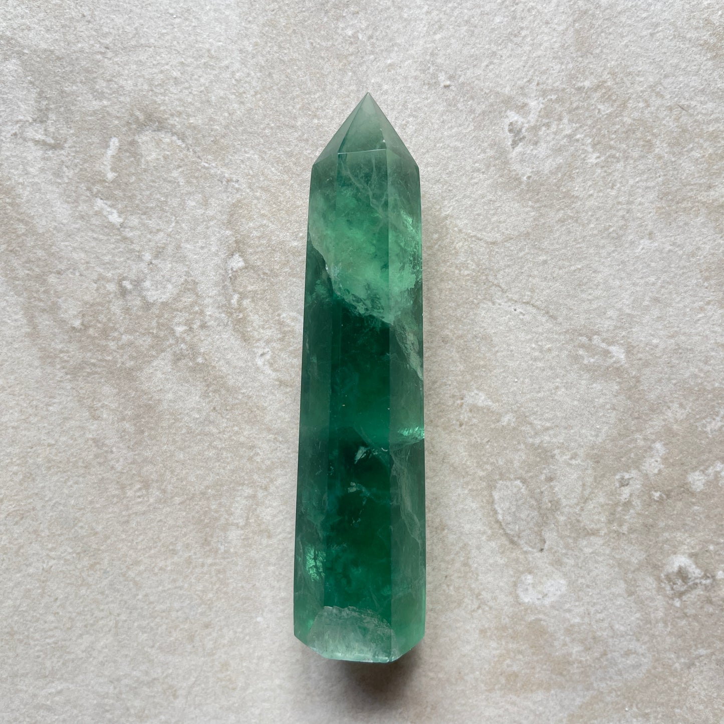 Green Fluorite Point