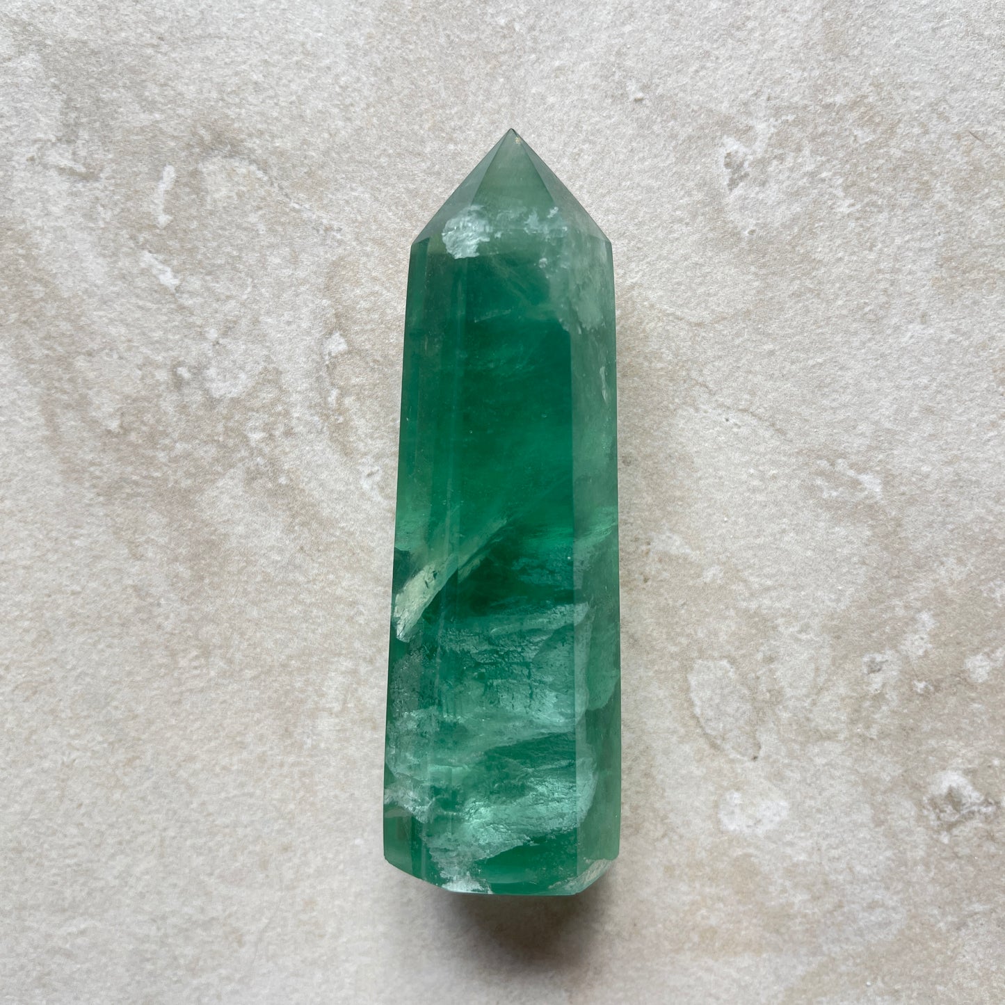 Green Fluorite Point