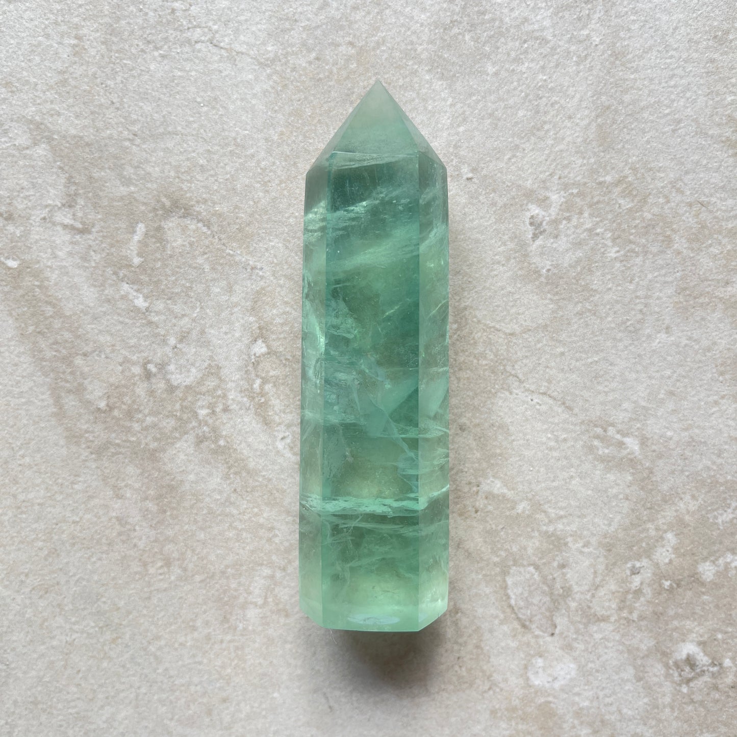 Green Fluorite Point