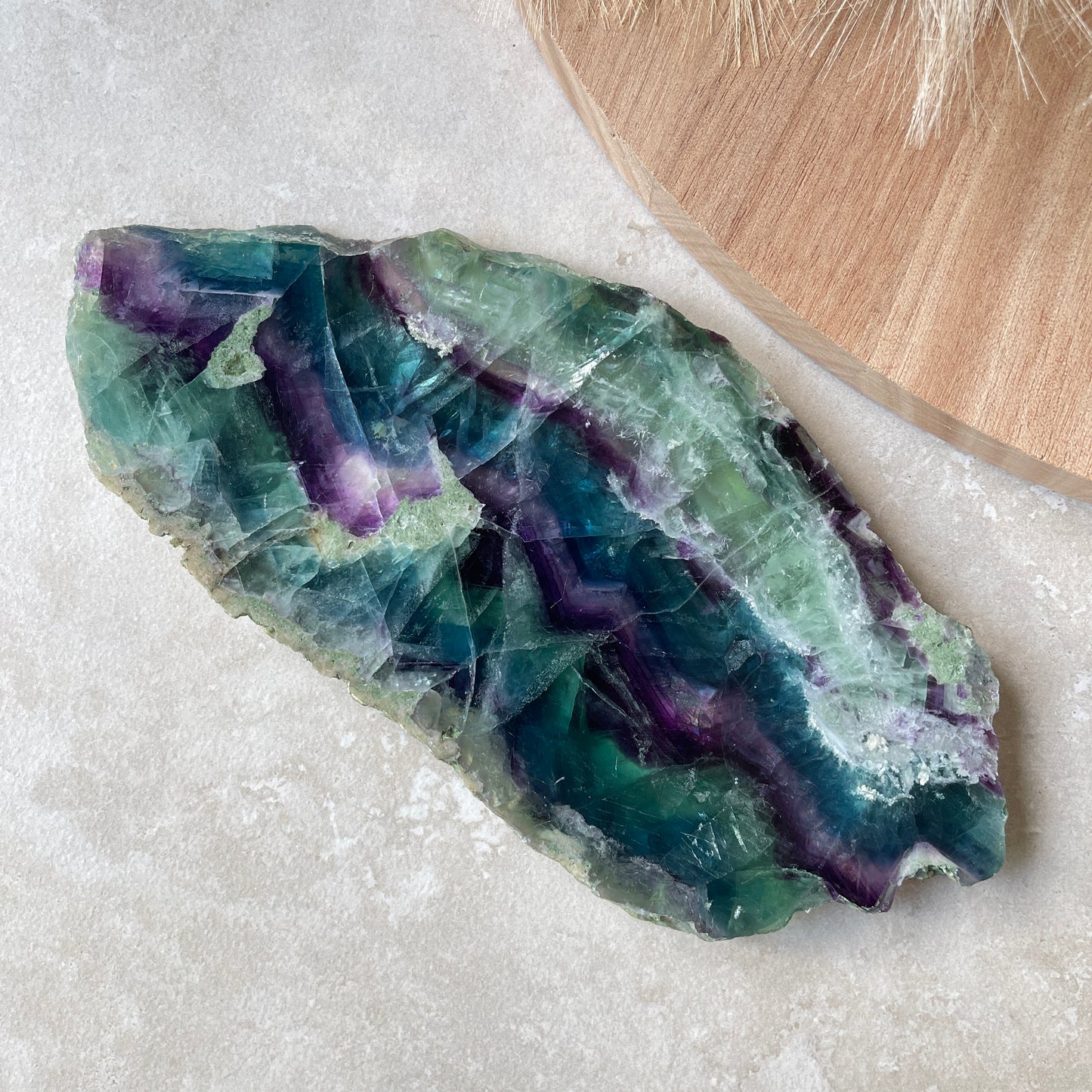 Fluorite Rainbow Slab