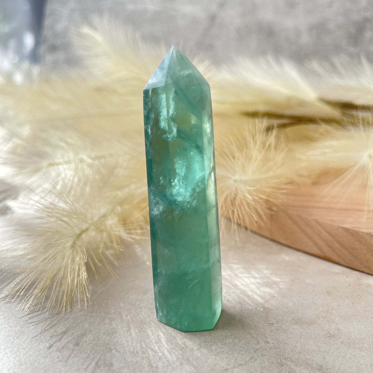 Green Fluorite Point