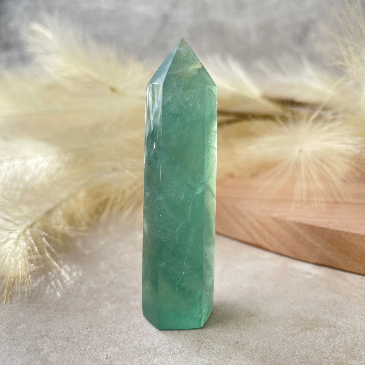 Green Fluorite Point