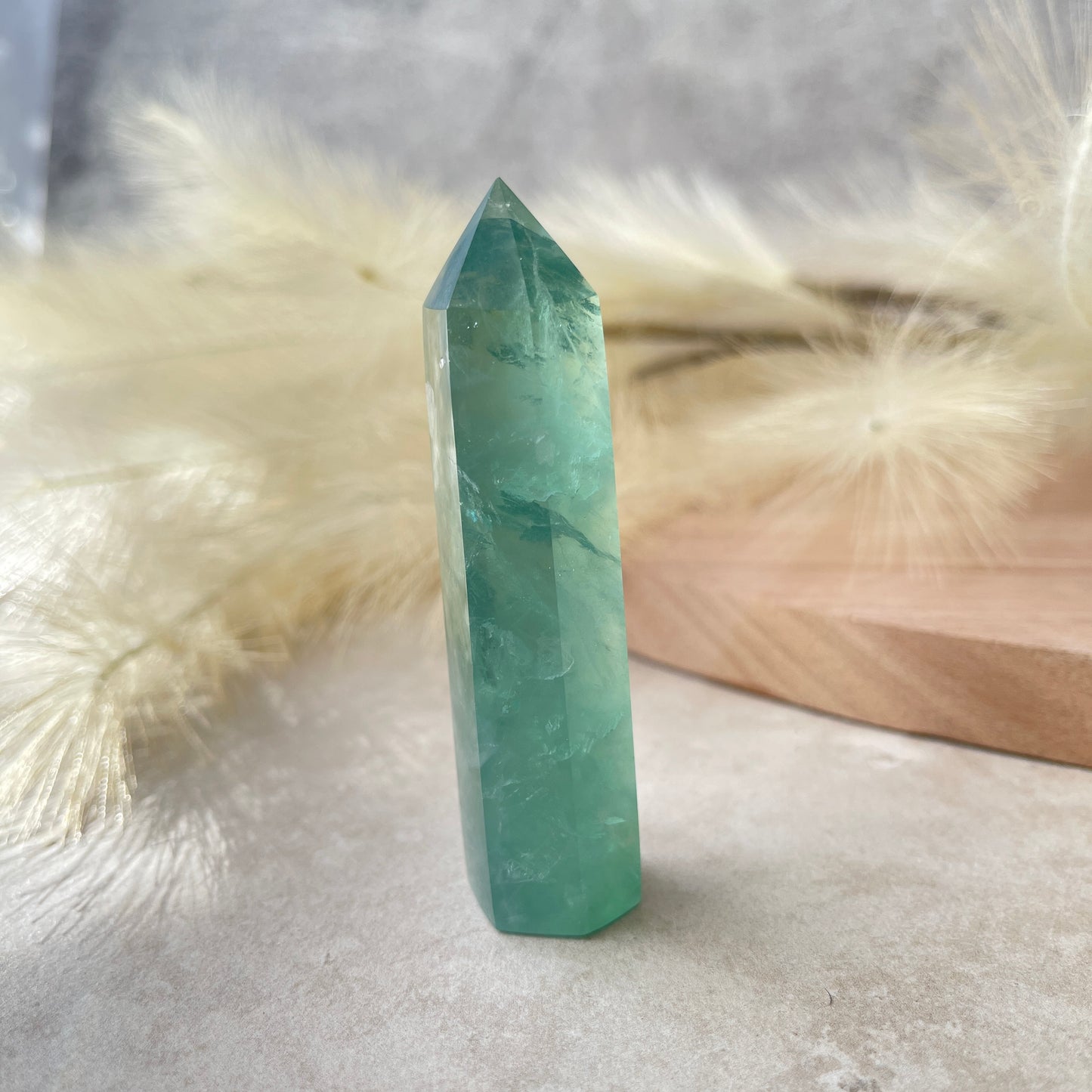 Green Fluorite Point