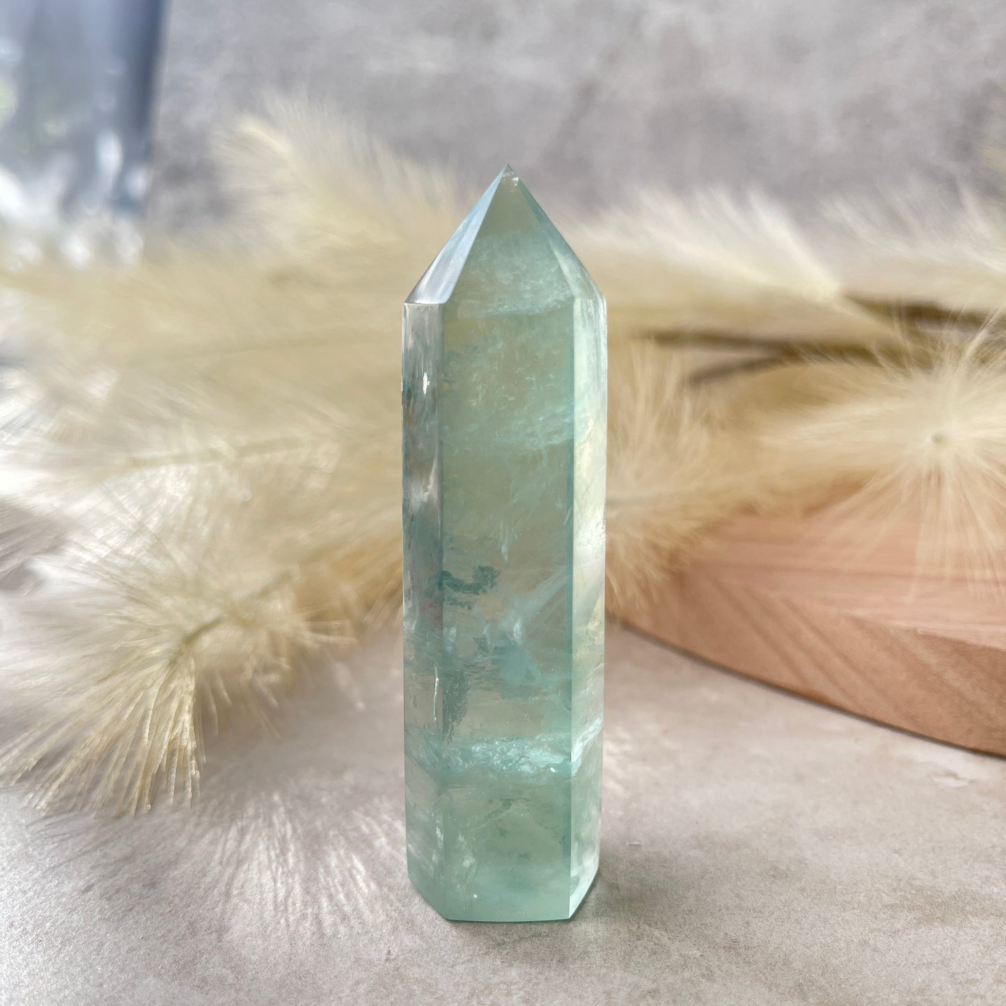 Green Fluorite Point