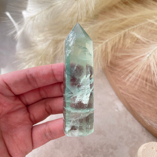 Green Fluorite Point