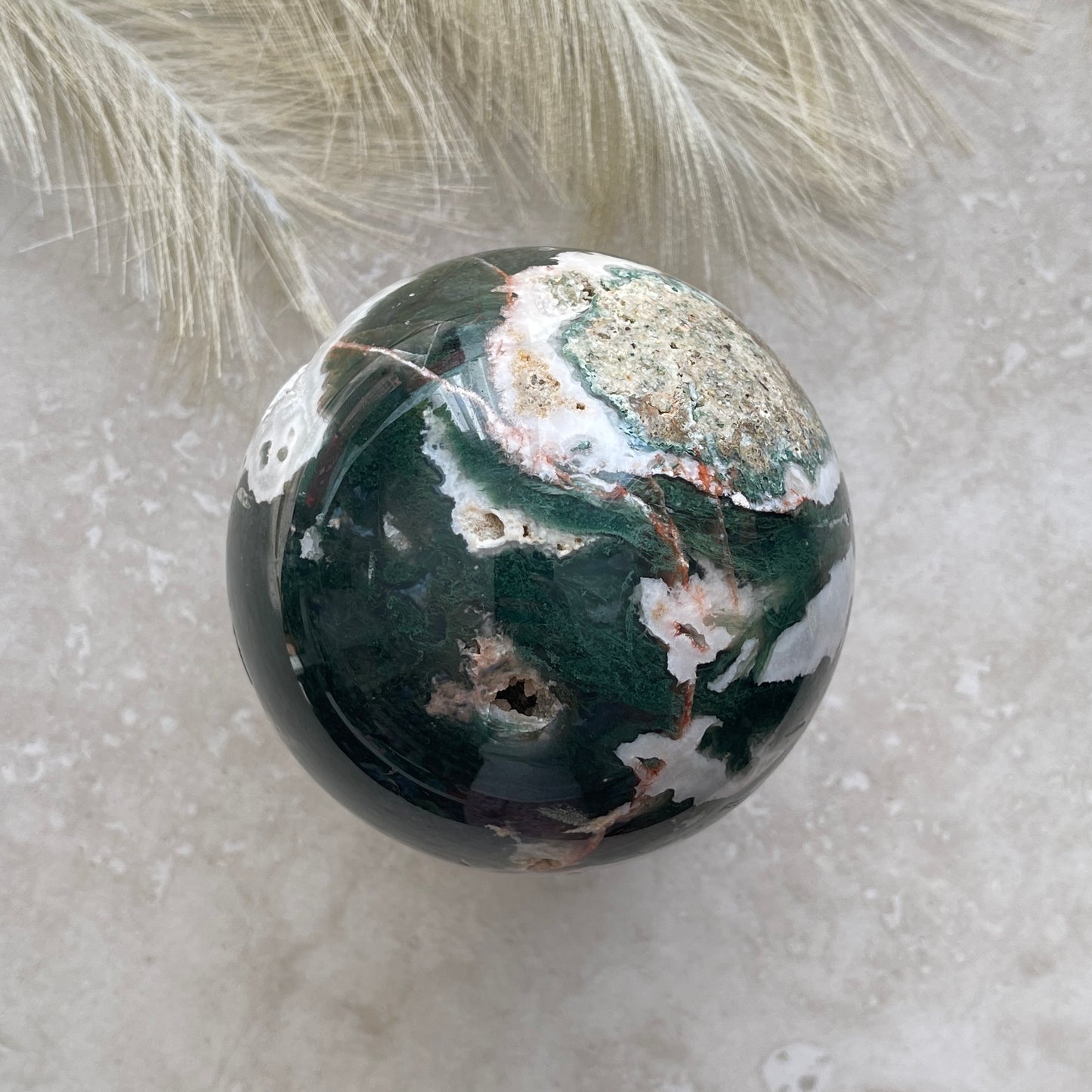 Moss Agate Sphere