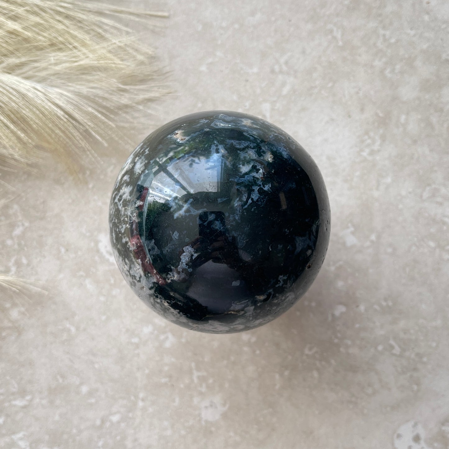 Moss Agate Sphere