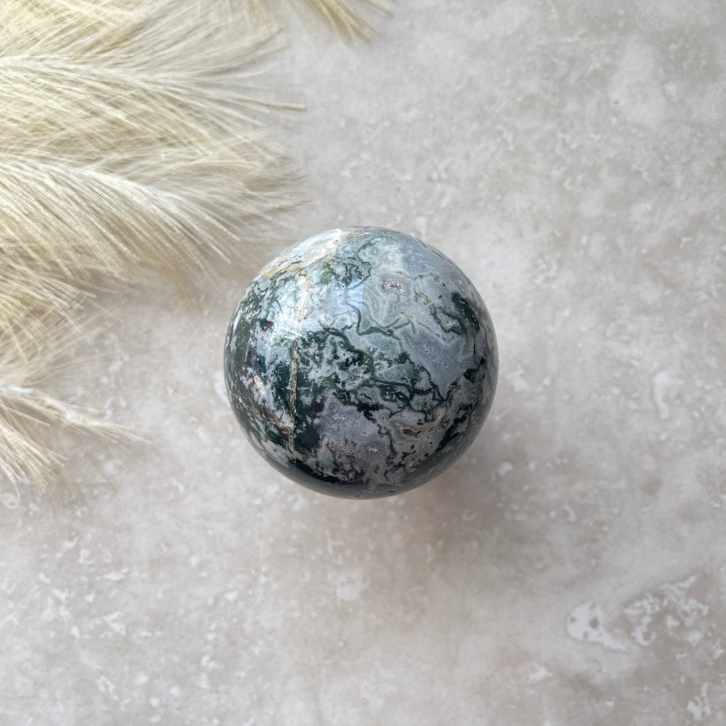 Moss Agate Sphere