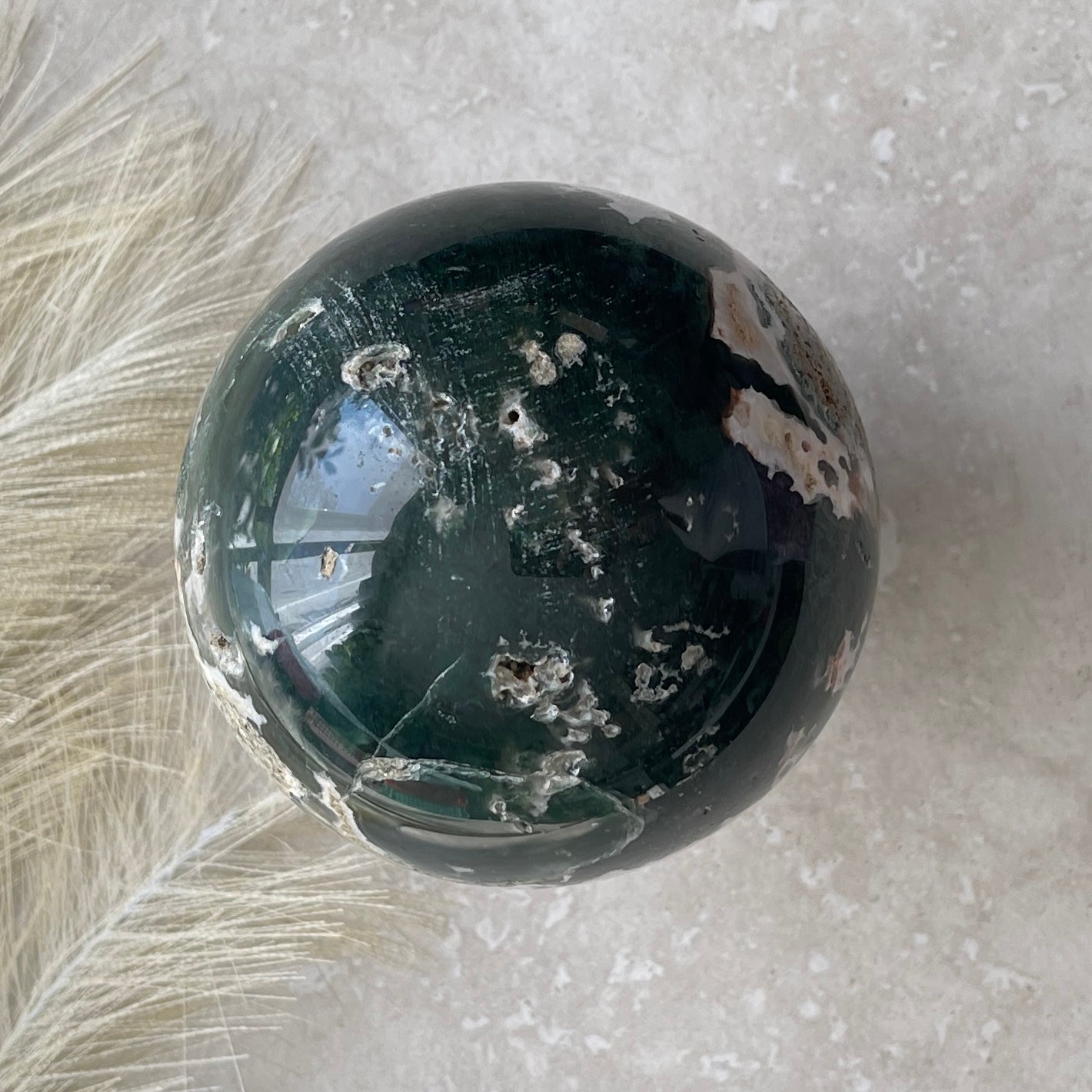 Moss Agate Sphere